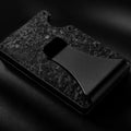 Noir Vault™ Carbon Fiber Minimalist Wallet – Slim Card Holder
