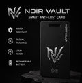 Noir Vault™ Smart Wallet Tracker Card