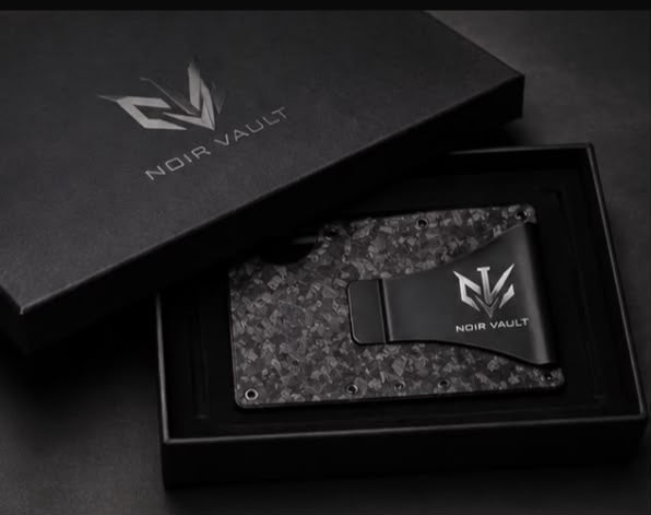 Noir Vault™ Carbon Fiber RFID Wallet