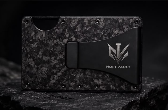 Noir Vault™ Carbon Fiber RFID Wallet