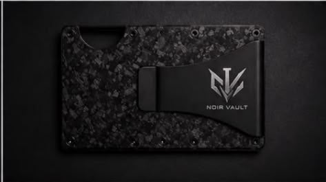 Noir Vault™ Carbon Fiber RFID Wallet