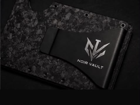 Noir Vault™ Carbon Fiber RFID Wallet