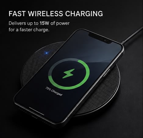 Noir Vault™ Ultra Slim Wireless Charging Pad