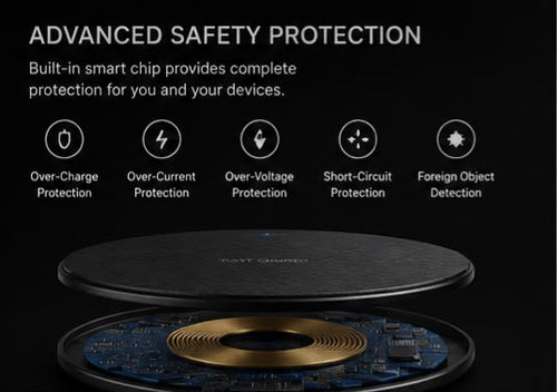 Noir Vault™ Ultra Slim Wireless Charging Pad